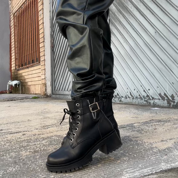 Combat boots - Samara - negras