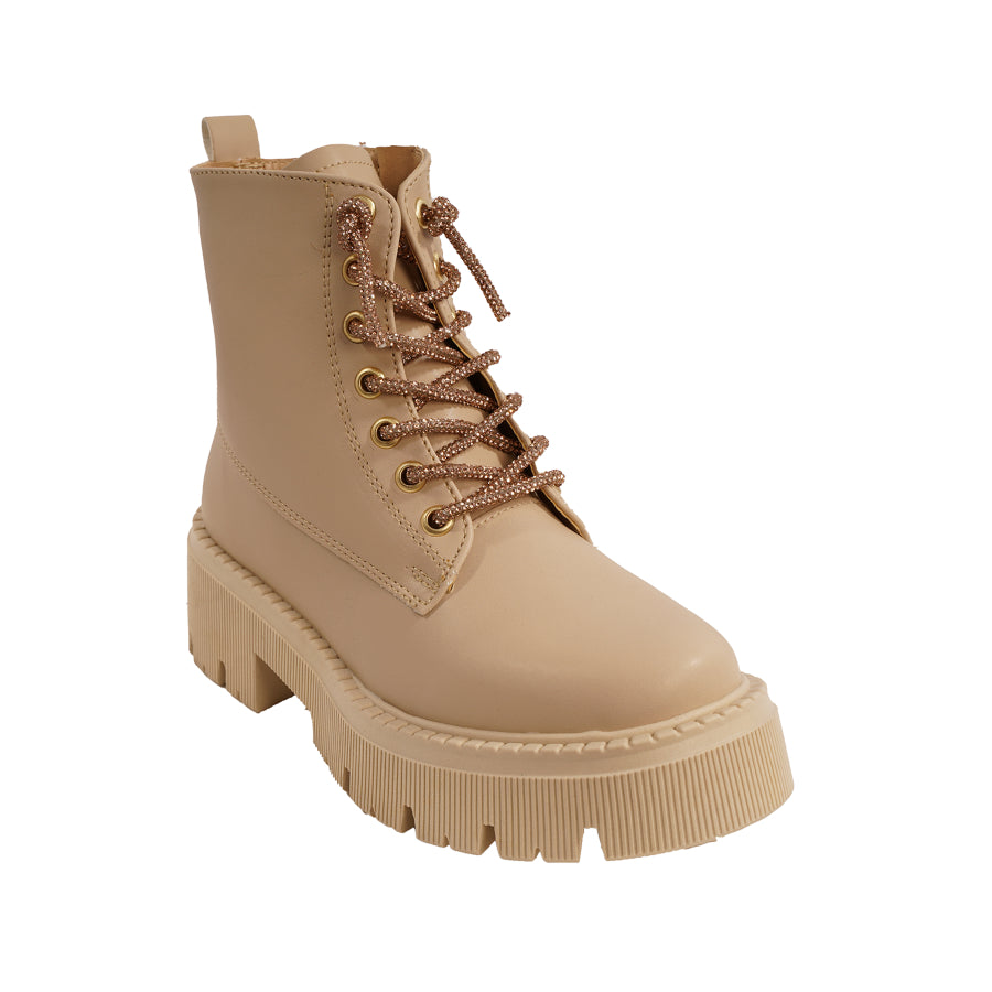 Combat boots - Kelly - natural
